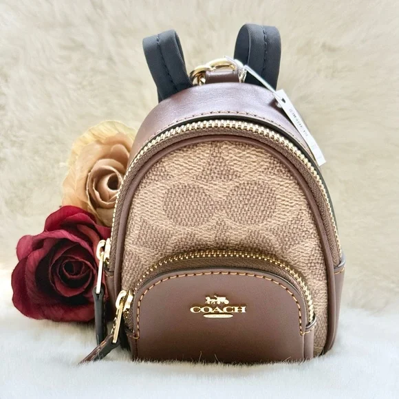 Coach | Bags | New With Tags Coach Signature Mini Backpack  display picture 1